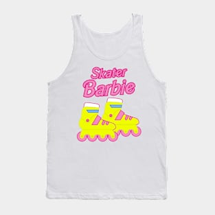 Skater Barbie Rollerblades Tank Top